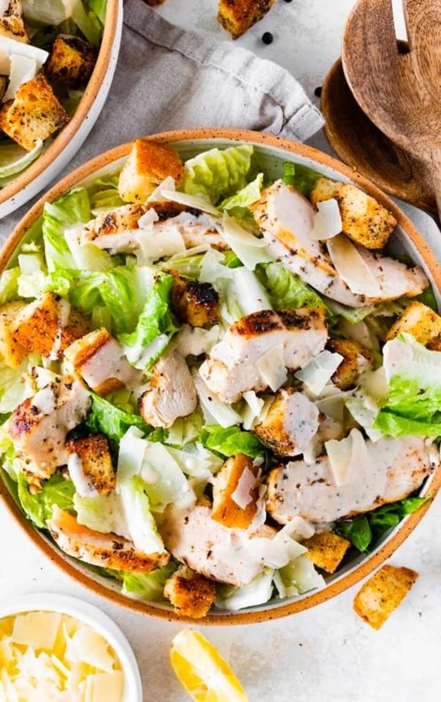 GRILLED CHICKEN CAESAR.