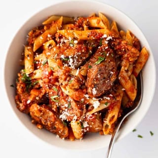 GLUTEN FREE PENNE PASTA W/ MARINARA SAUCE ( NO MEAT)