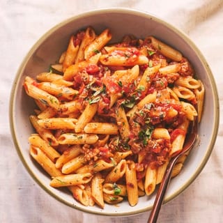 Baked Ziti w/ Eggplant