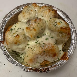 16" LARGE W/1 TOPPING & 6 GARLIC KNOTS WITH CHEESE