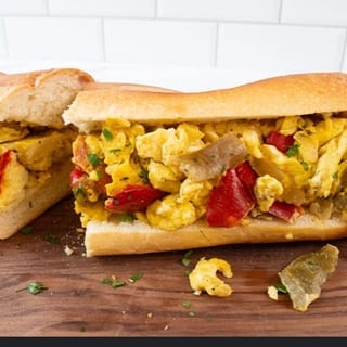 SAUSAGE, PEPPER AND EGG SUB